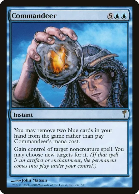 Commandeer, Magic card CSP 29 — Coldsnap set