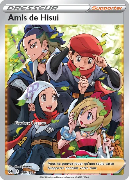 Amis de Hisui, carte Pokémon CRZ 148 — extension Zénith Suprême