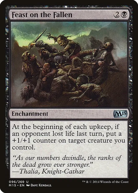 Feast on the Fallen, Magic card M15 96 — Magic 2015 set