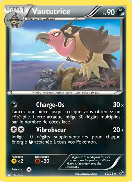 Vaututrice, carte Pokémon EPO 69 — extension Pouvoirs Émergents