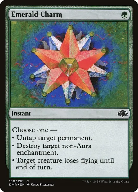 Emerald Charm, Magic card DMR 158 — Dominaria Remastered set
