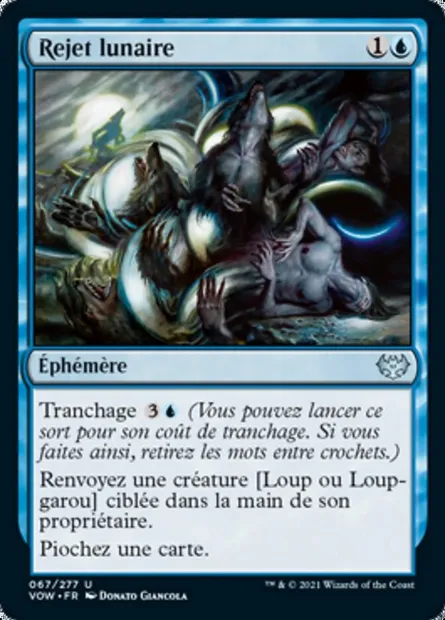 Rejet lunaire, carte Magic VOW 67 — extension Innistrad : noce écarlate