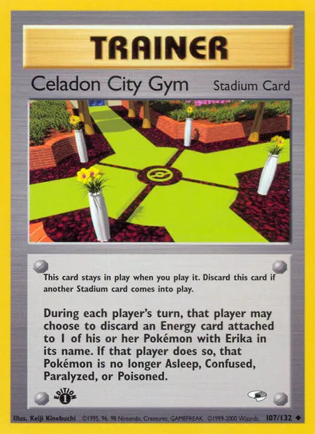 Celadon City Gym, Pokémon card GH 107 — Gym Heroes set