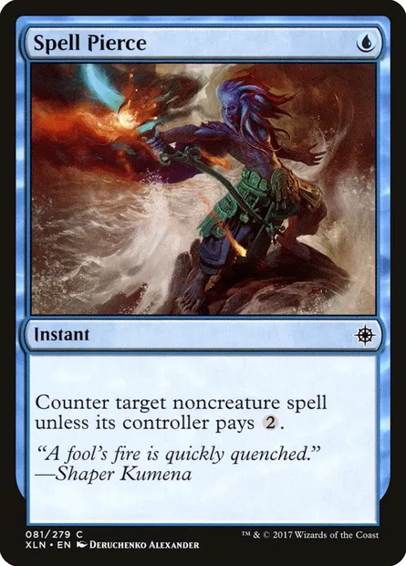 Spell Pierce, Magic card XLN 81 — Ixalan set