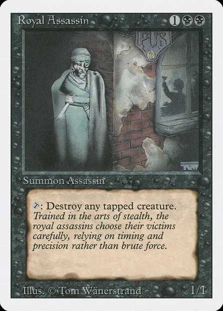 Royal Assassin, Magic card 3ED 125 — Revised Edition set
