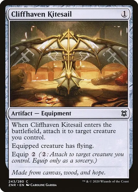 Cliffhaven Kitesail, Magic card ZNR 243 — Zendikar Rising set