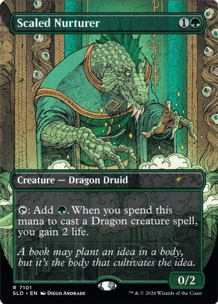 Scaled Nurturer, Magic card SLD 7101 — Secret Lair Drop set