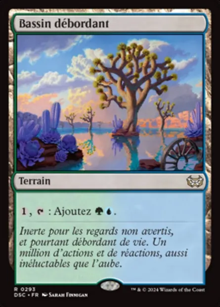 Bassin débordant, carte Magic DSC 293 — extension Duskmourn: House of Horror Commander