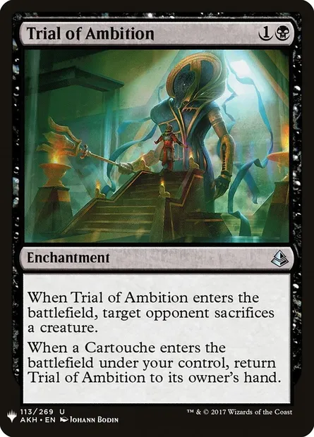 Épreuve d'ambition, carte Magic PLST AKH-113 — extension The List