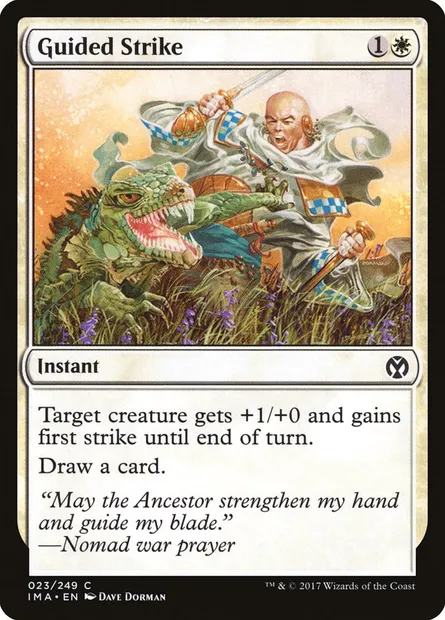 Guided Strike, Magic card IMA 23 — Iconic Masters set