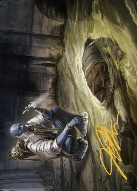 Drag the Canal // Drag the Canal, Magic card AMKM 19 — Murders at Karlov Manor Art Series set