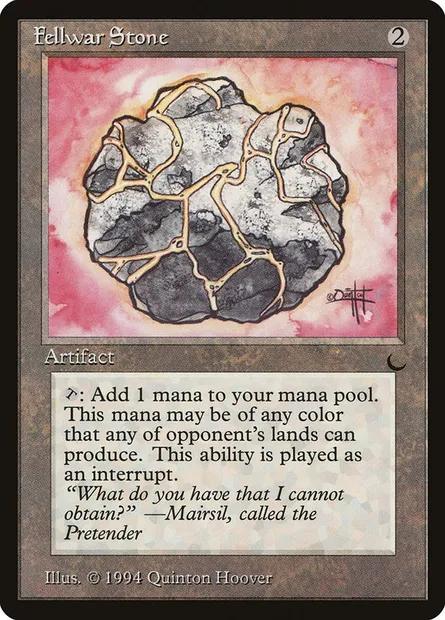 Fellwar Stone, Magic card DRK 102 — The Dark set