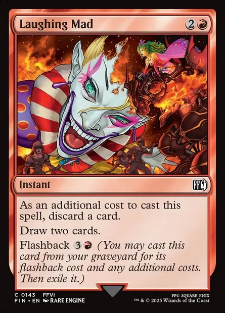 Laughing Mad, Magic card FIN 143 — Final Fantasy set