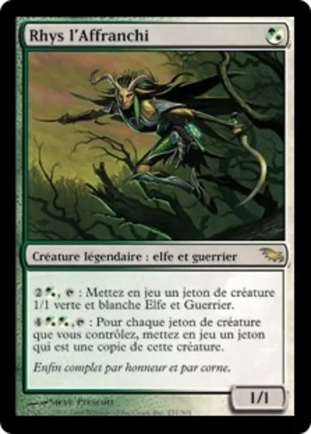 Rhys l'Affranchi, carte Magic SHM 237 — extension Sombrelande