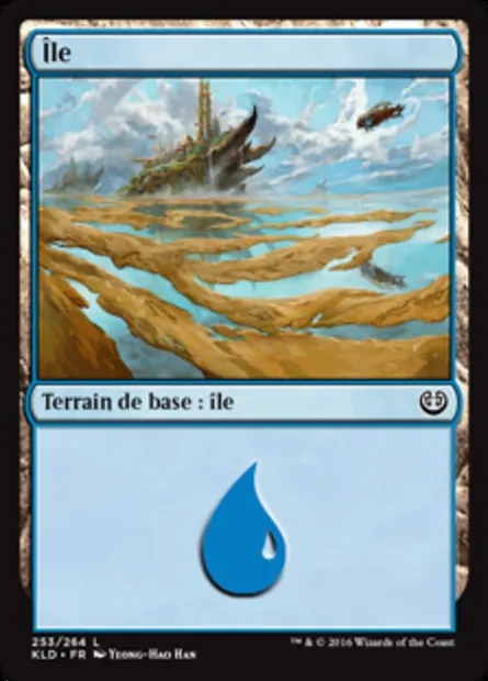 Île, carte Magic KLD 253 — extension Kaladesh