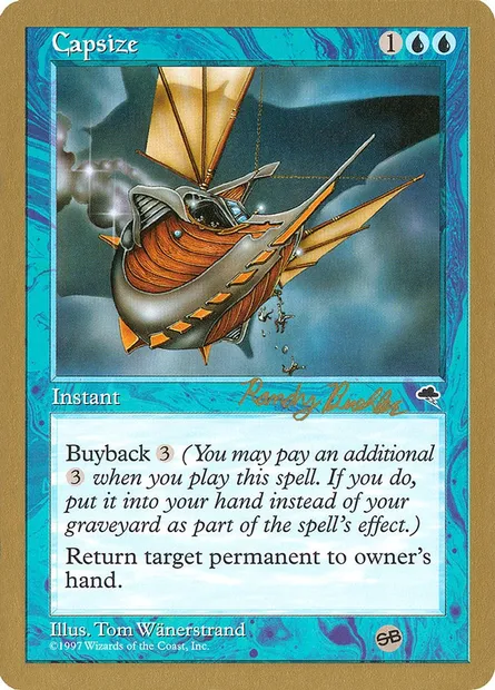 Chavirage, carte Magic WC98 rb55sb — extension World Championship Decks 1998