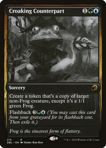 Croaking Counterpart, Magic card DBL 215 — Innistrad: Double Feature set