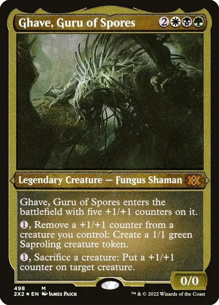 Ghave, Guru of Spores, Magic card 2X2 498 — Double Masters 2022 set