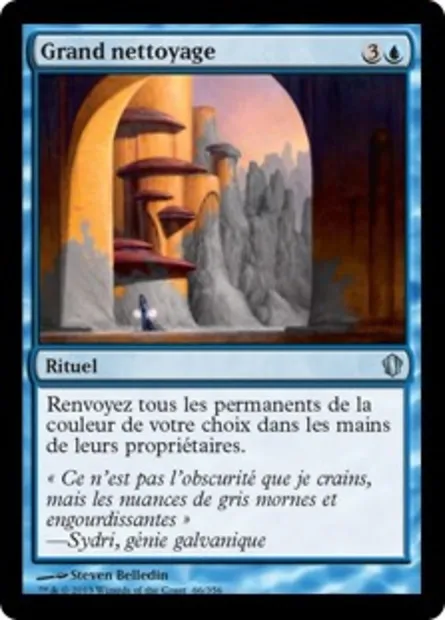 Grand nettoyage, carte Magic C13 66 — extension Commander 2013