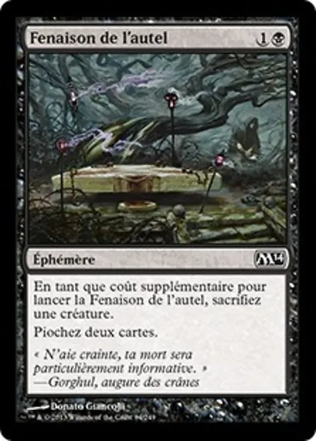 Fenaison de l'autel, carte Magic M14 84 — extension Magic 2014