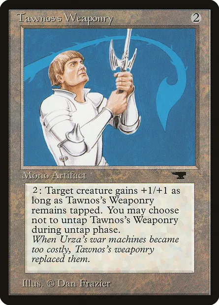 Tawnos's Weaponry, Magic card ATQ 70† — Antiquities set
