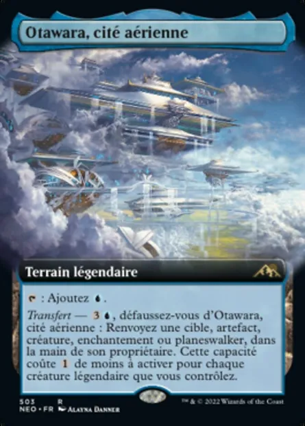 Otawara, cité aérienne, carte Magic NEO 503 — extension Kamigawa: La Dynastie Néon
