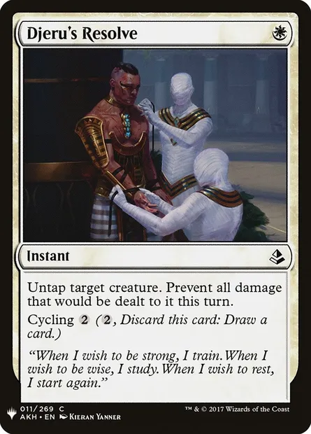 Résolution de Djeru, carte Magic PLST AKH-11 — extension The List