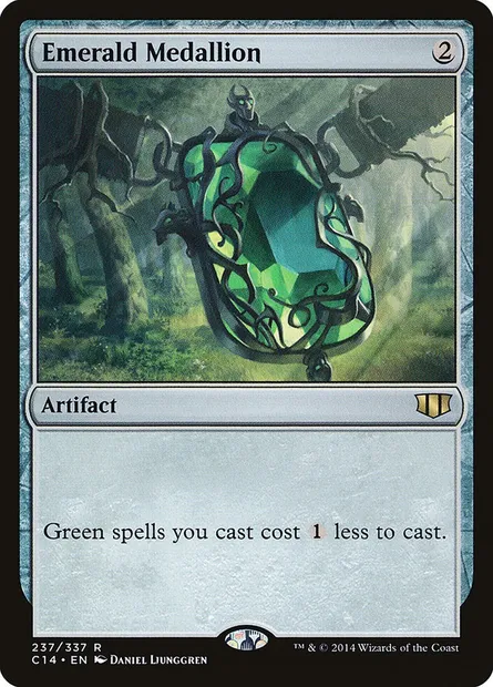 Emerald Medallion, Magic card C14 237 — Commander 2014 set