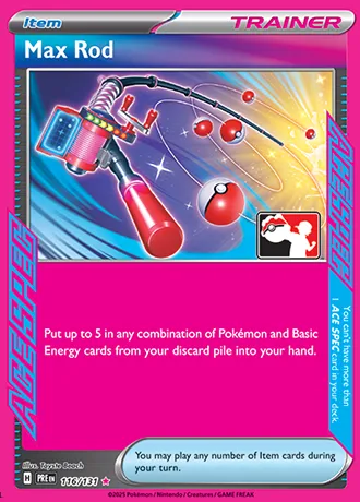 Max Canne, carte Pokémon PPS 116-4 — extension Play! Pokémon Prize Pack Series