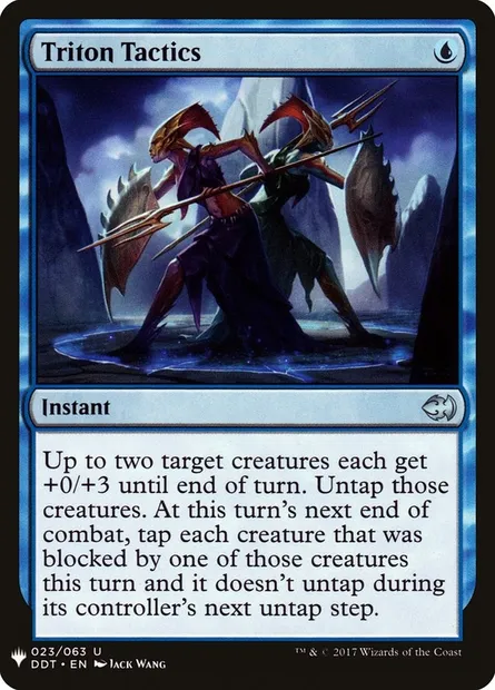 Triton Tactics, Magic card PLST DDT-23 — The List set