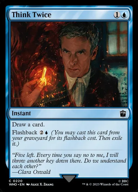 Think Twice, Magic card WHO 220 — Doctor Who set