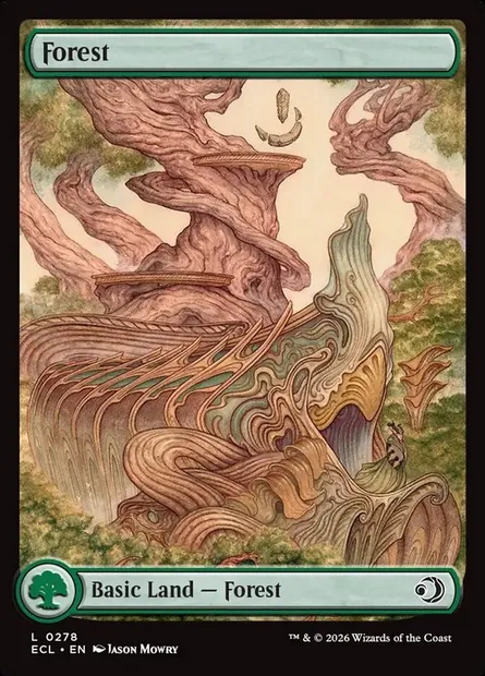 Forest, Magic card ECL 278 — Lorwyn Eclipsed set