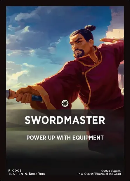 Swordmaster, carte Magic JTLA 8 — extension Avatar: The Last Airbender Jumpstart Front Cards