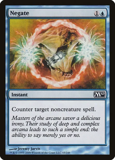 Negate, Magic card M10 65 — Magic 2010 set