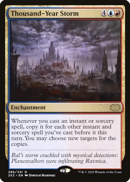 Thousand-Year Storm, Magic card 2X2 286 — Double Masters 2022 set