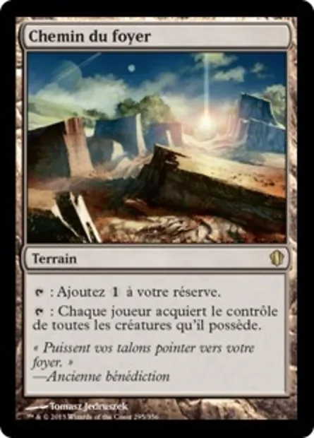 Chemin du foyer, carte Magic C13 295 — extension Commander 2013
