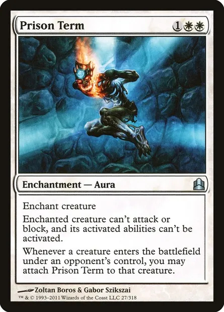 Prison Term, Magic card CMD 27 — Commander 2011 set