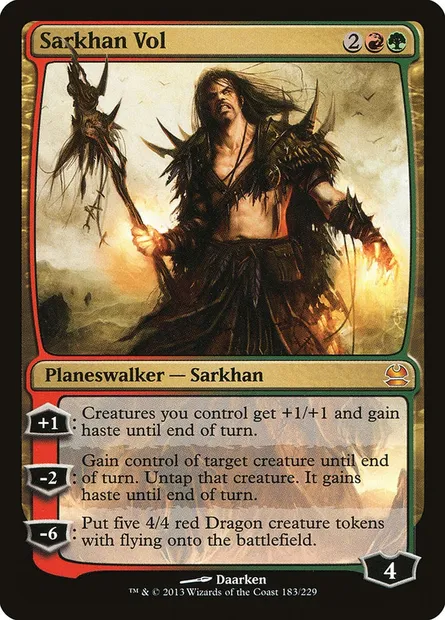 Sarkhan Vol, carte Magic MMA 183 — extension Modern Masters