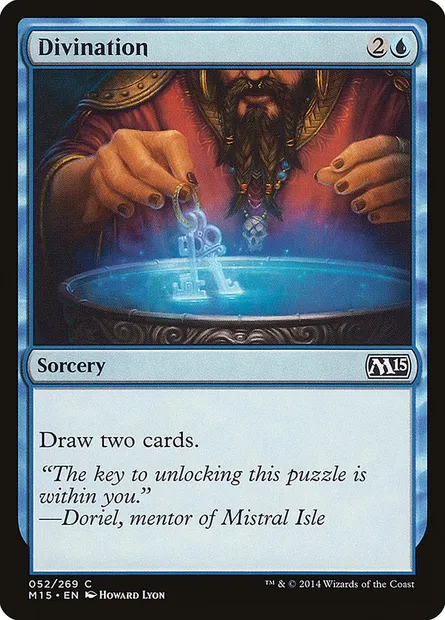 Divination, Magic card M15 52 — Magic 2015 set