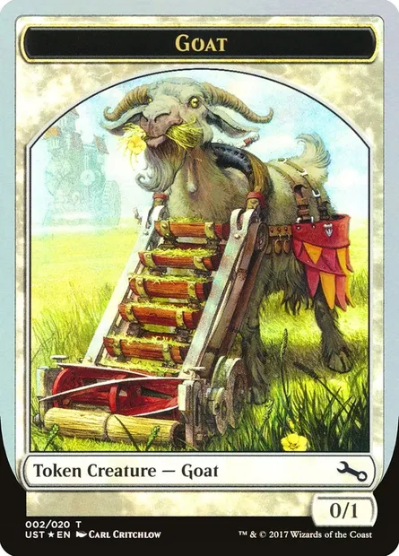 Goat, carte Magic TUST 2 — extension Unstable Tokens