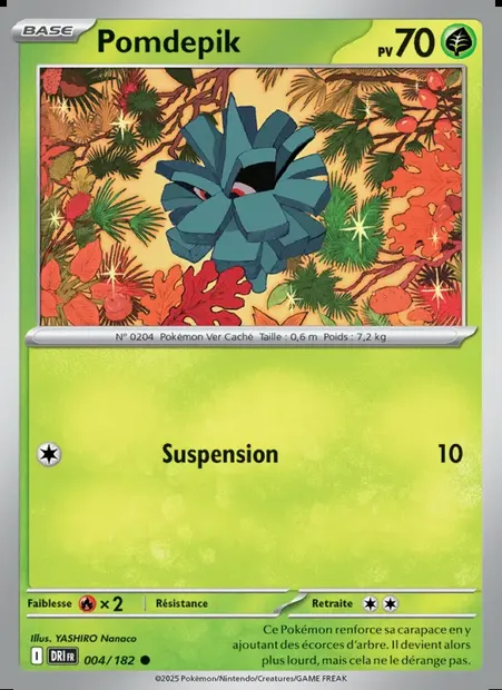 Pomdepik, carte Pokémon DRI 004 — extension Rivalités Destinées