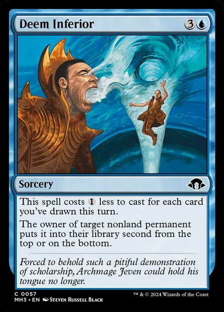 Deem Inferior, Magic card MH3 57 — Modern Horizons 3 set