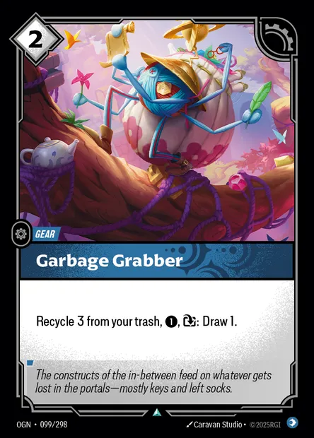 Garbage Grabber, carte Riftbound OGN 099 — extension Origins