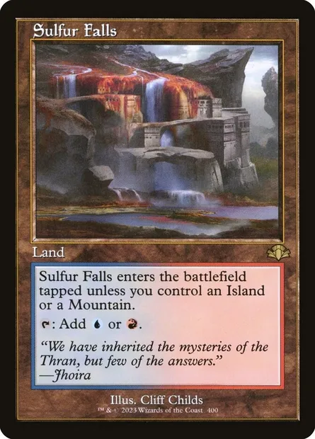Sulfur Falls, Magic card DMR 400 — Dominaria Remastered set