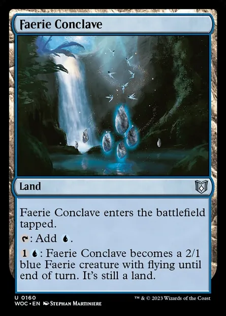Conseil des faeries, carte Magic WOC 160 — extension Wilds of Eldraine Commander