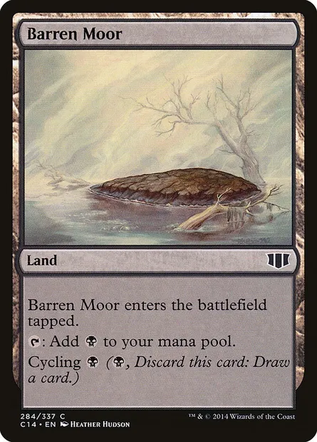 Barren Moor, Magic card C14 284 — Commander 2014 set