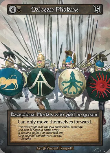 Dalcean Phalanx, Sorcery card BET 048 — Beta set
