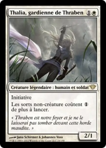 Thalia, vigile de Thraben, carte Magic DKA 24 — extension Obscure Ascension