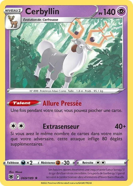 Cerbyllin, carte Pokémon ASR 069 — extension Astres Radieux