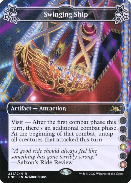 Swinging Ship, carte Magic UNF 231b — extension Unfinity